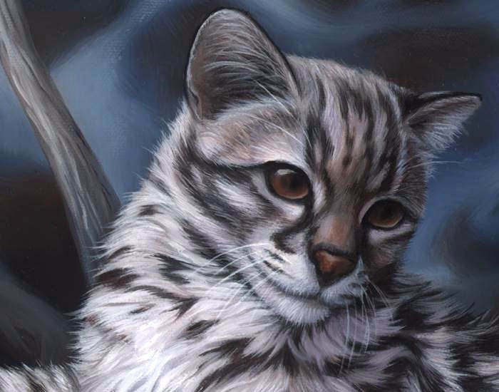 GUIGNA Original oil painting on canvas, 18x14 in