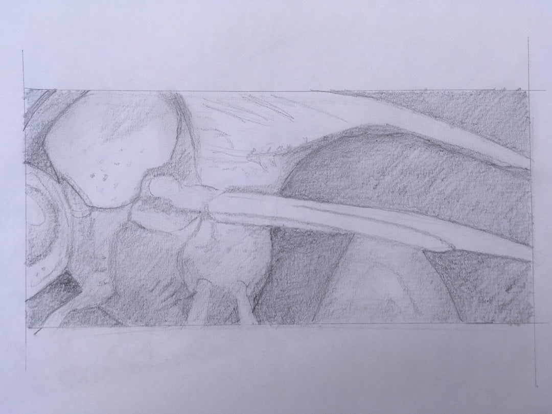 #12 Original oil painting on canvas, 24x48 in