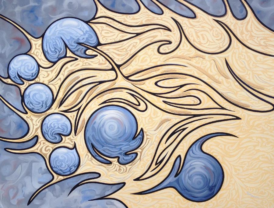 Beyond Eden abstract paintings