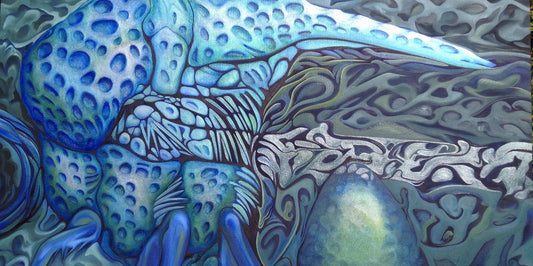 #12 Original oil painting on canvas, 24x48 in