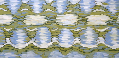 #4 Original oil painting on canvas, 24x48 in