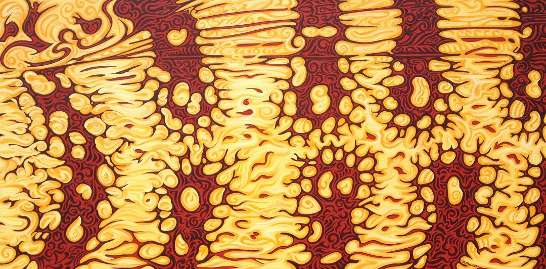 #6 Original oil painting on canvas, 24x48 in