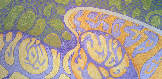 #8 Original oil painting on canvas, 24x48 in