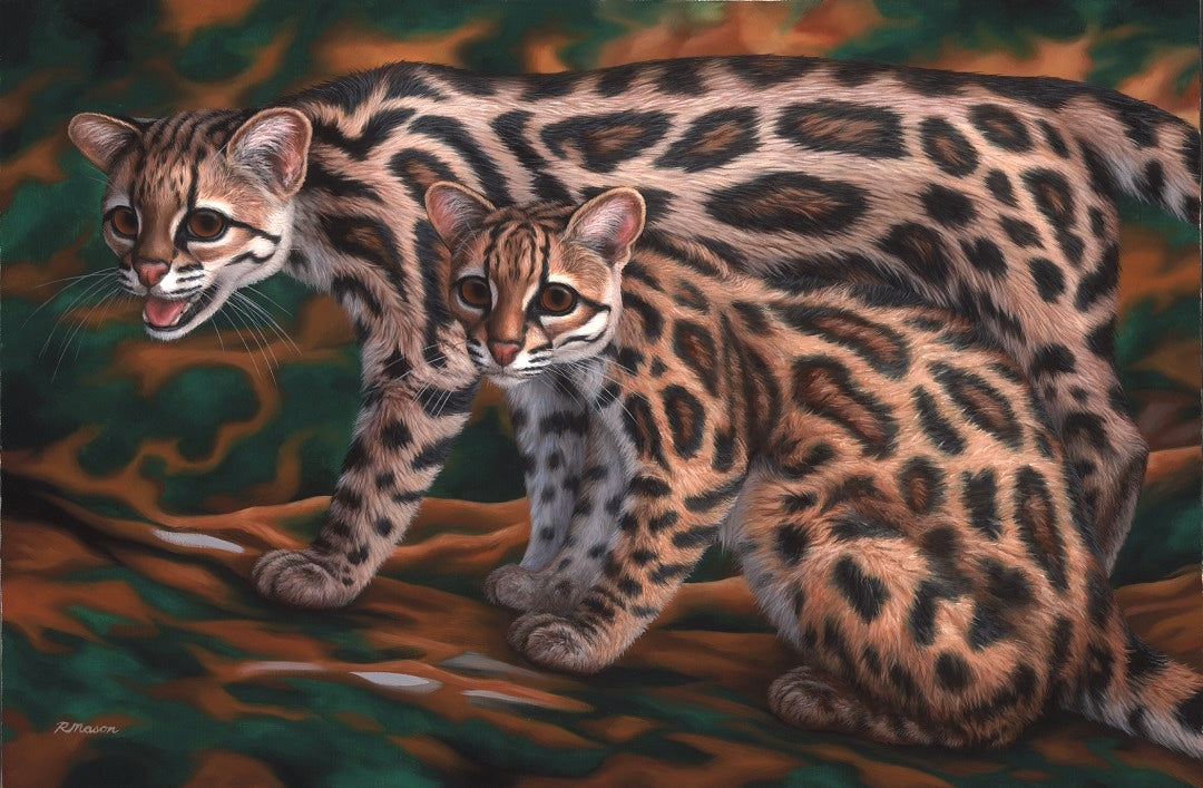 MARGAYS Fine art print on canvas S/N, 20x30 in
