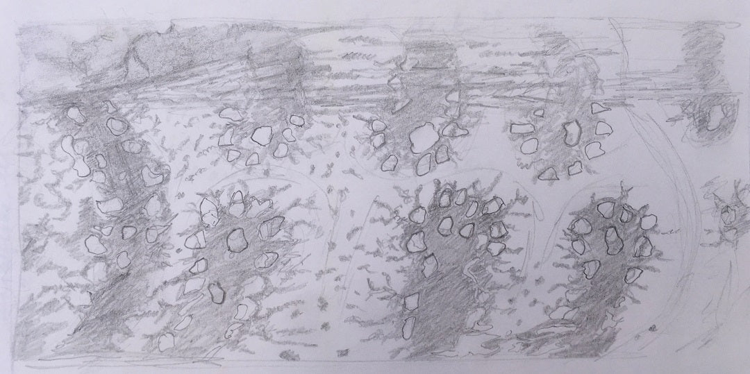 #6 Original oil painting on canvas, 24x48 in